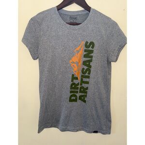 Recover Brands Dirt Artisans Graphic Tee Medium Heather Gray Recycled